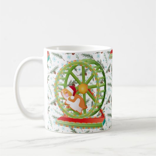 xmas santa claus hamster kaffeetasse (Links)