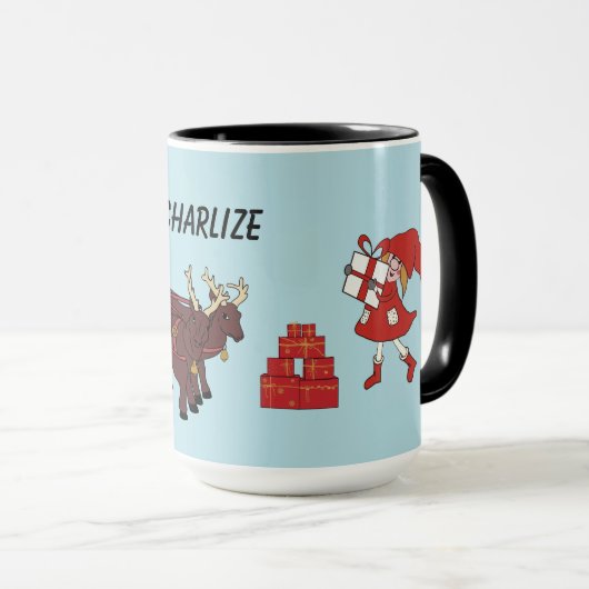 Xmas Santa Claus Tasse (VorderseiteRechts)