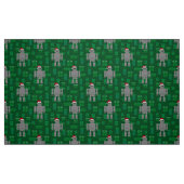 xmas santa clubrobot stoff (Fat Quarter (45,7 x 55,9 cm))
