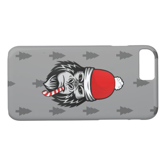 xmas santa clus gorilla Case-Mate iPhone hülle (Rückseite (Horizontal))