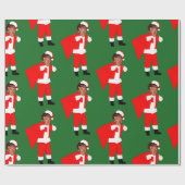 xmas santa donald trump geschenkpapier (Flach)