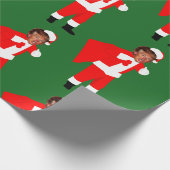 xmas santa donald trump geschenkpapier (Ecke)