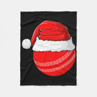 Xmas Santa Hat Christmas Cricket  Fleecedecke