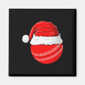 Xmas Santa Hat Christmas Cricket  Magnet (Vorne)