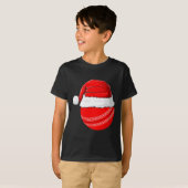 Xmas Santa Hat Christmas Cricket T-Shirt (Vorne ganz)