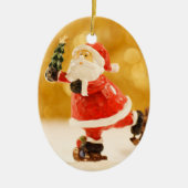 XMAS SANTA SKATER TREE KERAMIK ORNAMENT (Vorne)
