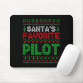 Xmas Santa's Favorite Lot Funny Ugly Christmas Swe Mousepad (Mit Mouse)