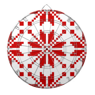 Xmas-Schneeflocken-Weihnachtsmuster Dartscheibe