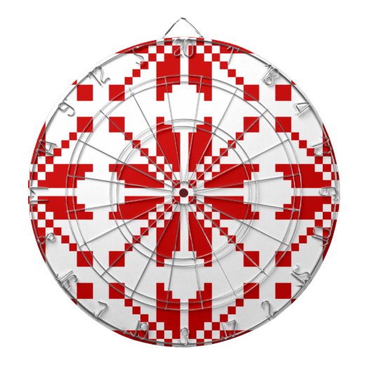 Xmas-Schneeflocken-Weihnachtsmuster Dartscheibe (vorne)
