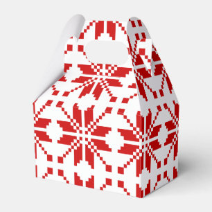 Xmas-Schneeflocken-Weihnachtsmuster Geschenkschachtel