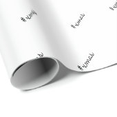 Xmas Schwarz-Weiß-Moderne Muster Geschenkpapier (Rolleneckpunkt)