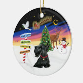 Xmas Signs - Scottish Terrier #12 Keramikornament (Links)