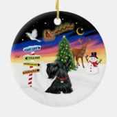Xmas Signs - Scottish Terrier #12 Keramikornament (Hinten)