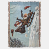 Xmas Sleigh Ride Wilhelm Larsen Decke (Vorderseite Vertikal)
