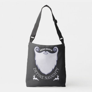 Xmas Slogan Sehr geehrter Weihnachtsmann Definitio Tragetaschen Mit Langen Trägern