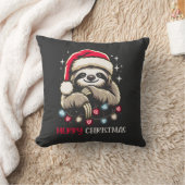 Xmas Sloth Festive Kissen (Decke)