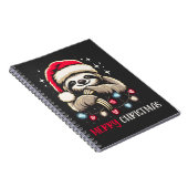 Xmas Sloth Festive Notizblock (Rechte Seite)