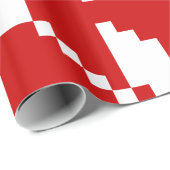 Xmas Snowflake Weihnachtsmuster Geschenkpapier (Rolleneckpunkt)