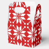 Xmas Snowflake Weihnachtsmuster Geschenkschachtel (Geöffnet)