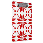 Xmas Snowflake Weihnachtsmuster Klemmbrett (Rechts)