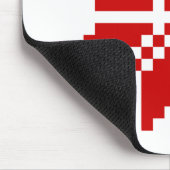 Xmas Snowflake Weihnachtsmuster Mousepad (Ecke)