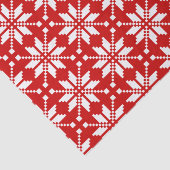 Xmas Snowflake Weihnachtsmuster Seidenpapier (Ausschnitt)