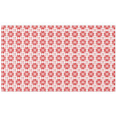 Xmas Snowflake Weihnachtsmuster Tischdecke (Vorderseite (Horizontal))