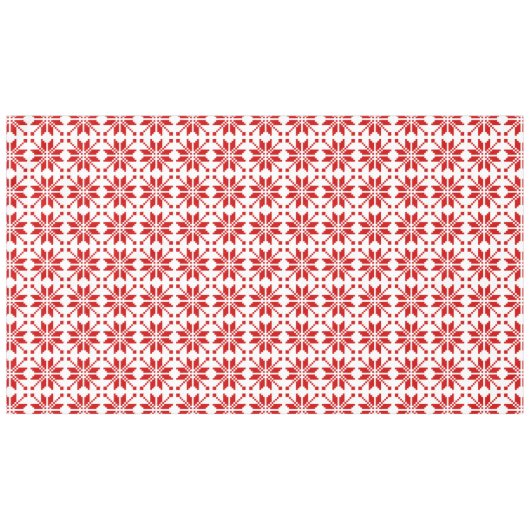 Xmas Snowflake Weihnachtsmuster Tischdecke (Vorderseite (Horizontal))