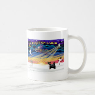 Xmas Sonnenaufgang - Puff Chinese Crested (BT) Kaffeetasse