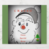 Xmas Special Brew Bierflaschenetikett (Einzelnes Label)