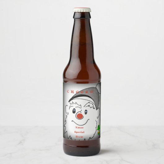 Xmas Special Brew Bierflaschenetikett (Vorderseite)
