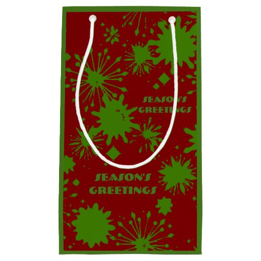 Xmas Splash Geschenktasche Kleine Geschenktüte (Vorderseite)