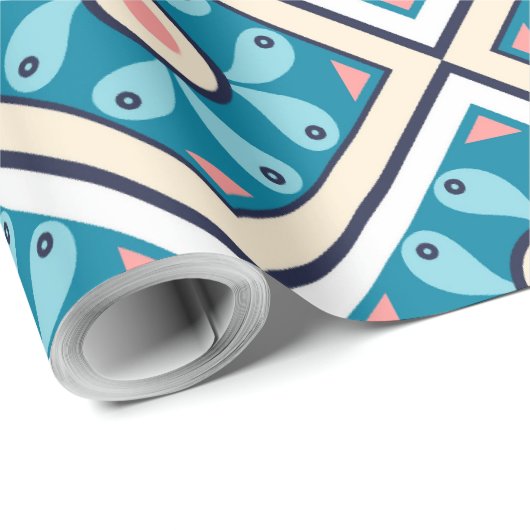 Xmas Square 30"x60" Wrapping Paper Geschenkpapier (Rolleneckpunkt)