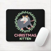 Xmas Ssum Kitten - Creepy Cute Pastel Goth Christm Mousepad (Mit Mouse)