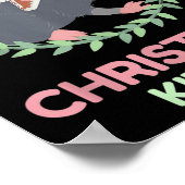 Xmas Ssum Kitten - Creepy Cute Pastel Goth Christm Poster (Ecke)