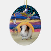 Xmas Star - Guinea Pig #1 Keramikornament (Rechts)
