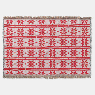 Xmas Stricken nahtloses Muster 1 + Ihre Ideen Decke