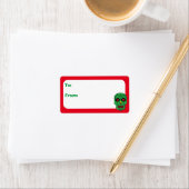 Xmas Sugar Skulls Adressaufkleber (Insitu)