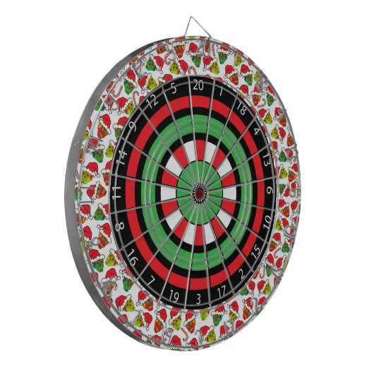Xmas Sugar Skulls Dartscheibe (Vorderseite Links)