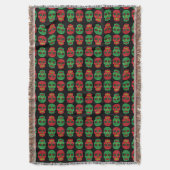 Xmas Sugar Skulls Decke (Vorderseite Vertikal)