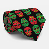 Xmas Sugar Skulls Krawatte (Gerollt)