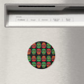 Xmas Sugar Skulls Magnet (In Situ (Geschirrspüler))