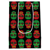 Xmas Sugar Skulls Mittlere Geschenktüte (Rückseite)