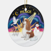 Xmas Sunrise - Blenheim Cavalier (F) Keramik Ornament (Links)