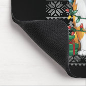 Xmas Sweater Style Ugly Australian Shepherd Dog Ch Mousepad (Ecke)