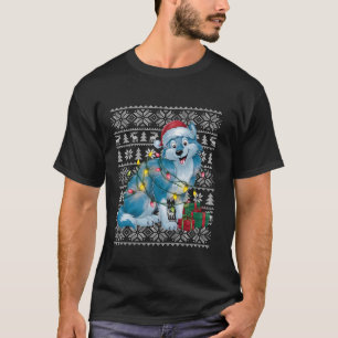 Xmas Sweater Style Ugly Weihnachtsmannmütze Arctic T-Shirt