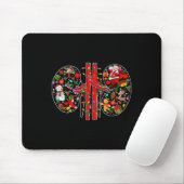 Xmas Symbole Santa Elf Nidneys Form Dialyse Tech Mousepad (Mit Mouse)