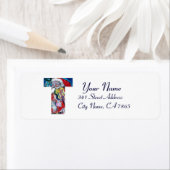 XMAS T LETTER /SANTA CLAUS MIT VIOLIN MONOGRAMM (Insitu)