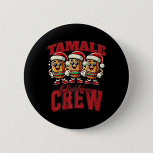 Xmas Tamale Food Funny mexikanisches Weihnachtsfes Button