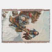 Xmas Teeter Totter Wilhelm Larsen Decke (Vorderseite)